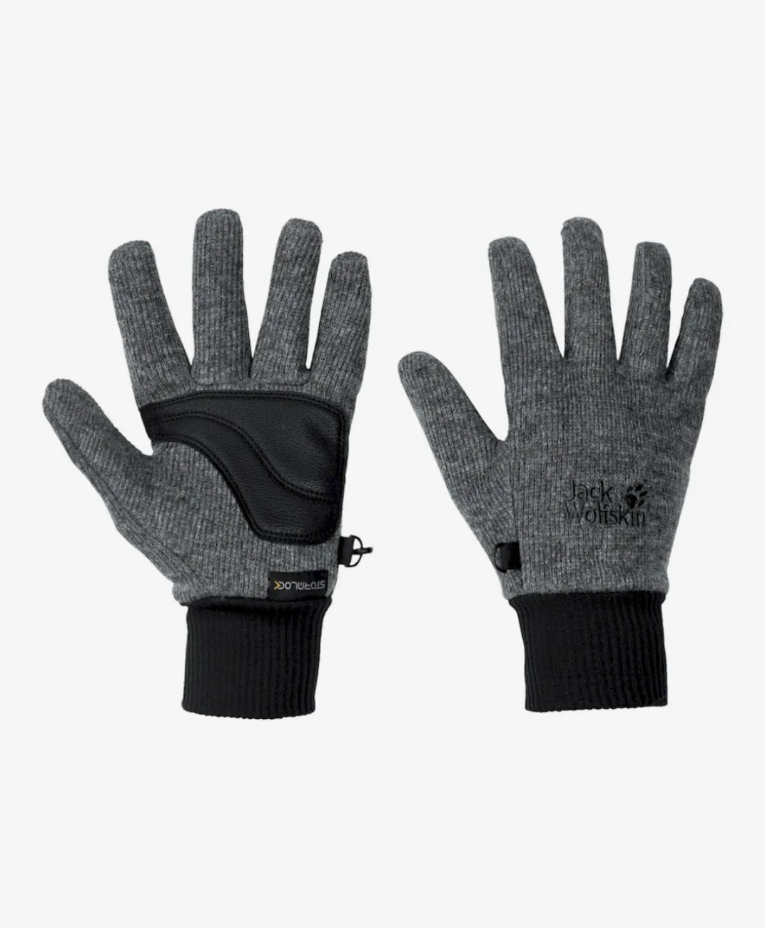 интернет-магазине - Wolfskin Перчатки Glove Knit Stormlock цвет серый в Jack купить