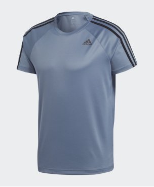  Мужская футболка Adidas D2M 3-Stripes, фото 1 
