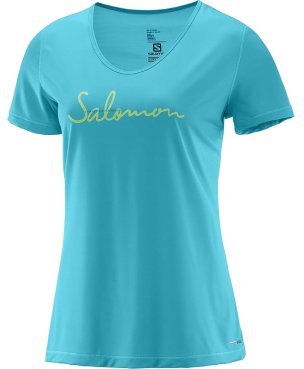  Женская футболка Salomon Mazy Graphic SS, фото 1 