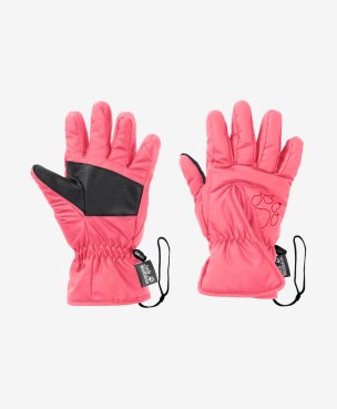 Перчатки Jack Wolfskin Easy Entry Glove Kids розовый цвет
