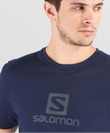  Футболка мужская Salomon Coton Logo SS, фото 3 