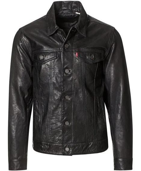 Кожаная куртка Levi's® The Trucker Jacket Leather, фото 1 