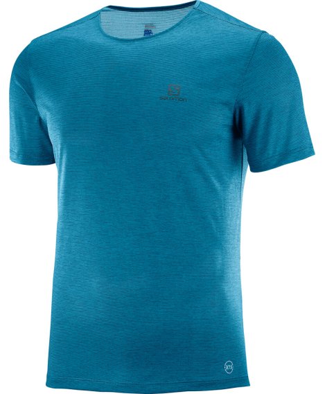 Мужская футболка SALOMON COSMIC CREW SS TEE M MOROCCAN BLUE L40094500, фото 1