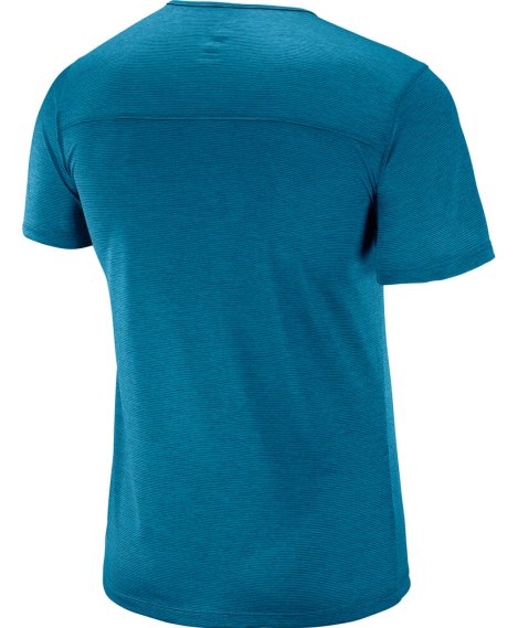 Мужская футболка SALOMON COSMIC CREW SS TEE M MOROCCAN BLUE L40094500, фото 2