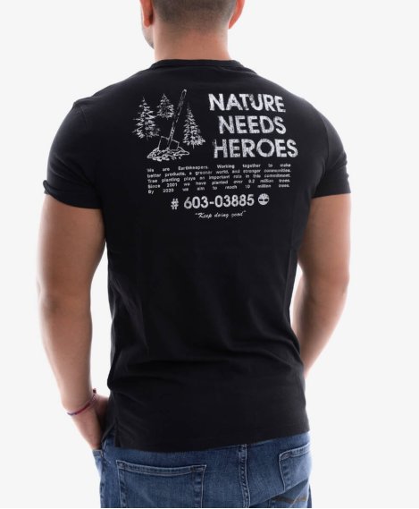  Мужская футболка Timberland T-Shirt SS Working Ad Inspired Tee, фото 3 