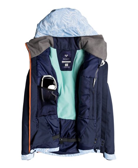 Сноубордическая куртка ROXY WILDLIFE MANDARIN ORANGE POP ERJTJ03107-NLK6, фото 3