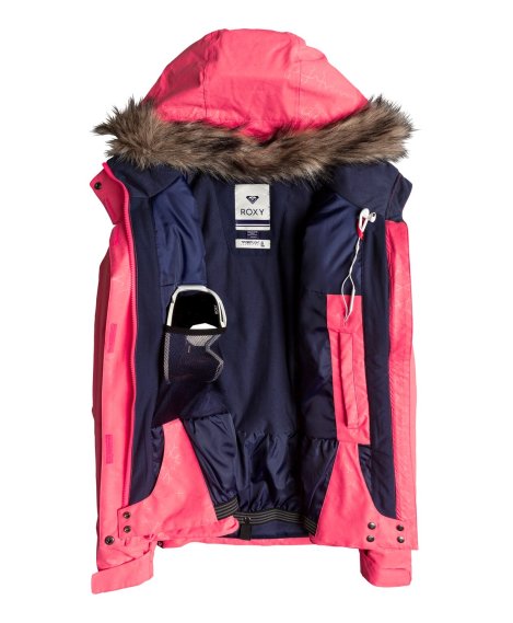 Женская сноубордическая куртка ROXY JET SKI SOL NEON GRAPEFRUIT GANA ERJTJ03131-NKN3, фото 5