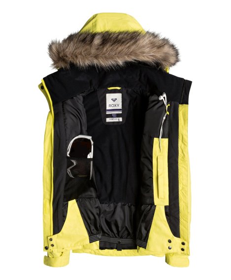 Женская сноубордическая куртка ROXY JET SKI SOL LEMON TONIC GANA EMB ERJTJ03131-YFK8, фото 5
