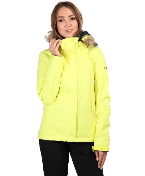 Женская сноубордическая куртка ROXY JET SKI SOL LEMON TONIC GANA EMB ERJTJ03131-YFK8, фото 2