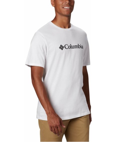 Мужская футболка COLUMBIA CSC BASIC LOGO™ SHORT SLEEVE WHITE 1680051-100, фото 2
