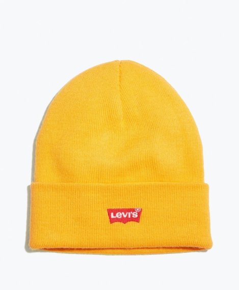 Шапка LEVI'S RED BATWING EMBROIDERED SLOUCHY BEANIE YELLOW 38022-0183, фото 1