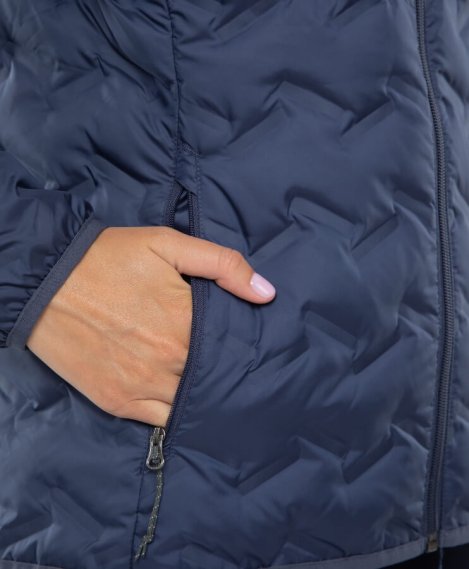 Пуховик Columbia Delta Ridge™ Down Hooded Jacket синий цвет, фото 4