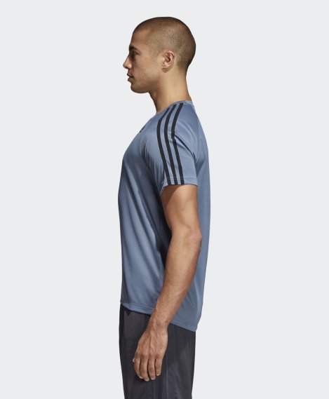  Мужская футболка Adidas D2M 3-Stripes, фото 3 