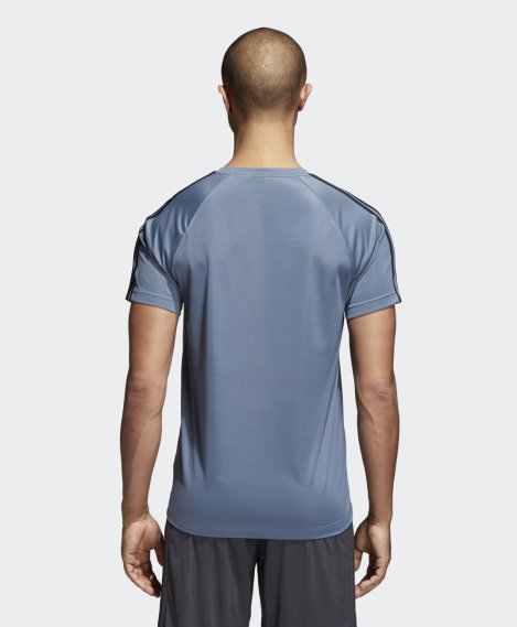  Мужская футболка Adidas D2M 3-Stripes, фото 4 