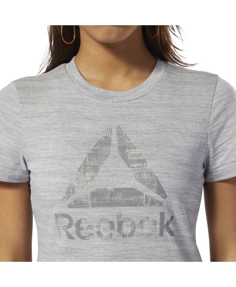  Женская футболка Reebok Training Essentials Marble Logo, фото 4 