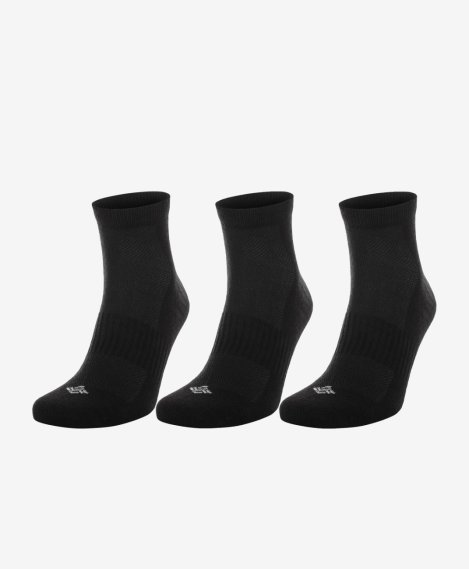 Носки Columbia New Cotton Quarter Socks 3 Pack черный цвет, фото 1